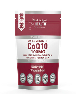 CoQ10 Ubiquinone High Absorption Q10 Coenzyme Vegetarian Caps 100mg 200mg 300mg