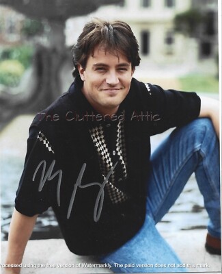 MATTHEW PERRY of  FRIENDS Hand signed - 8x10 Colour photo w COA Photo C