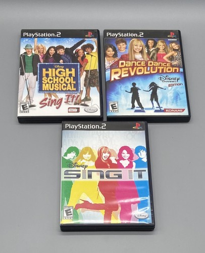 Sony Playstation 2 PS2 Disney Sing It High School Musical