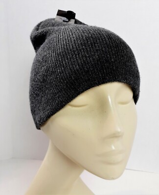 NEW Eros Adult Winter Knit Hat Gray Beanie Skull Cap with Tags  622