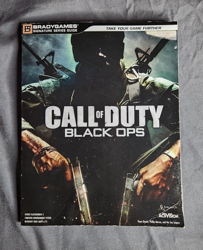 💥CALL OF DUTY: BLACK OPS Bradygames Video Game Strategy Guide Book PS3/XBOX/PC