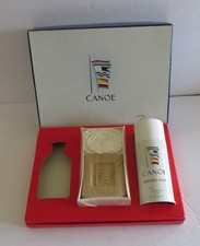 Vtg CANOE BY DANA SOAP ON A ROPE AND SHAVING CREAM NEW OLD 
