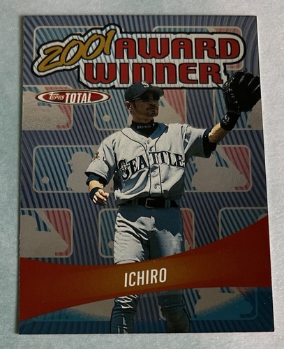 Ichiro Suzuki 2002 Topps Total #AW1 Award Winner Seattle