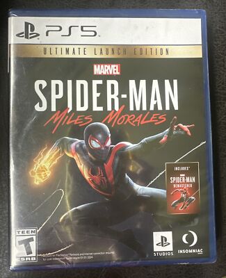 Marvel's Spider-Man Miles Morales Ultimate Launch Edition BRAND NEW SEALED PS5