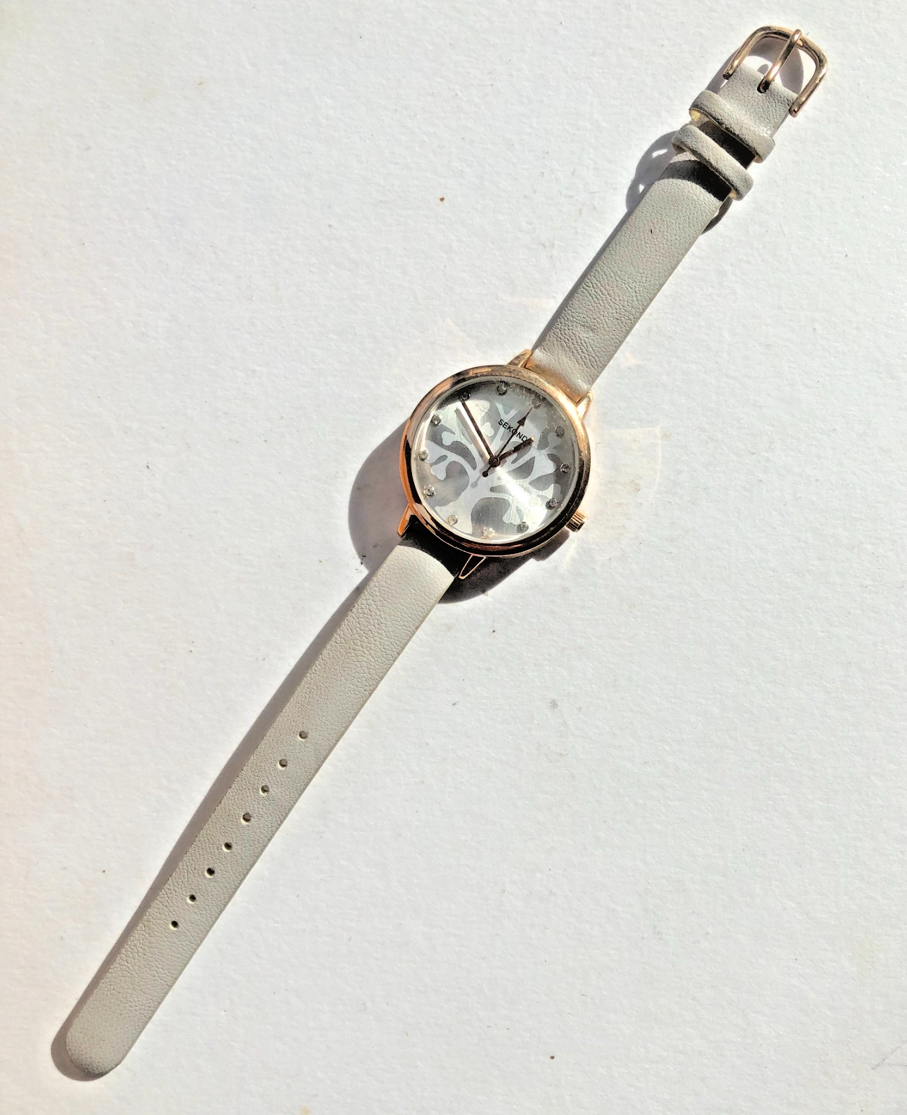 SEKONDA 2649 Classic Rose Gold Plated Tree Of Life Ladies Watch