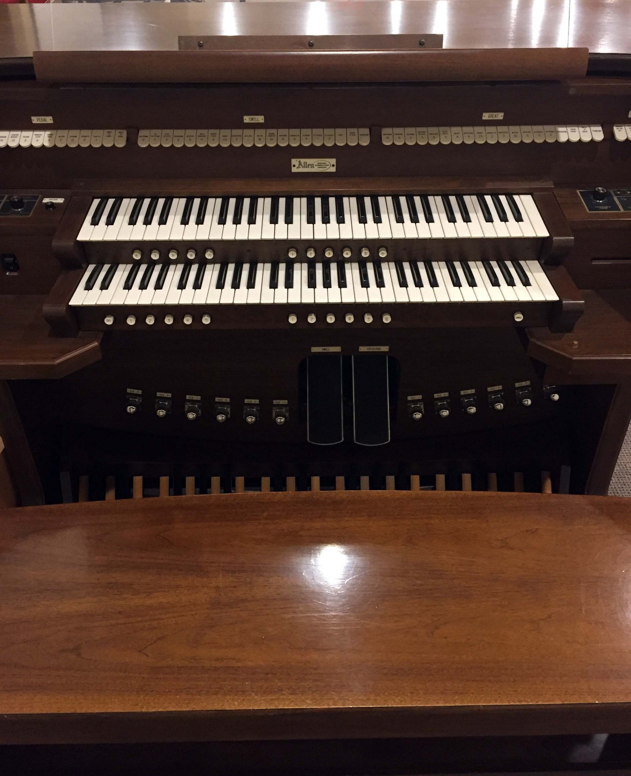 Allen System 301 Manual Digital Organ w/ 2 Speakers & Sub Woofer Purchased 1979