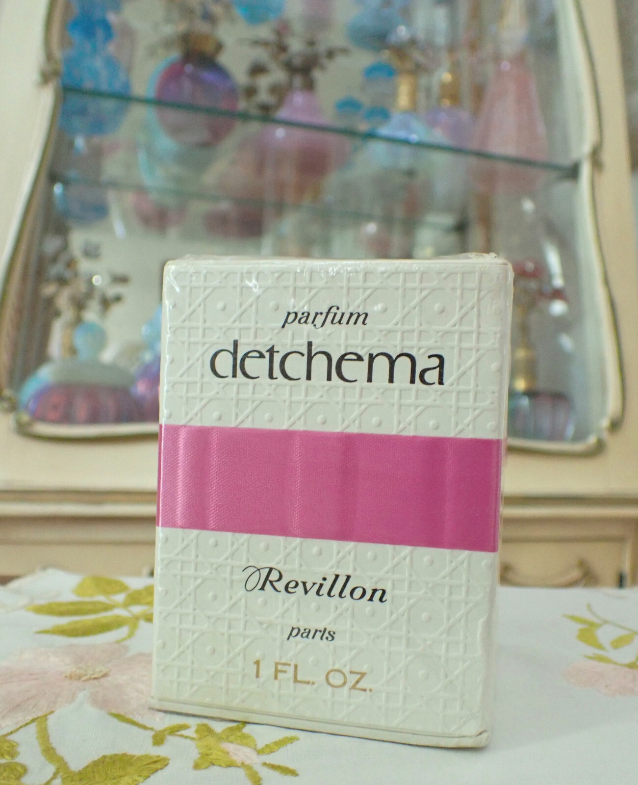 VTG Late 1960s SEALED Revillon DETCHEMA Real Parfum Perfume 1 Oz