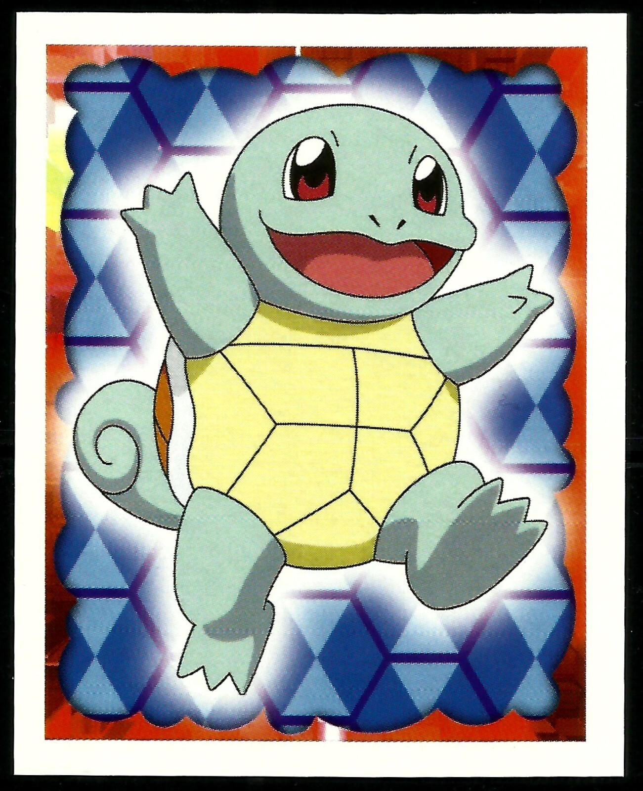 POKEMON SERIES 1, MERLIN TOPPS STICKER # 7, SQUIRTLE, YEAR