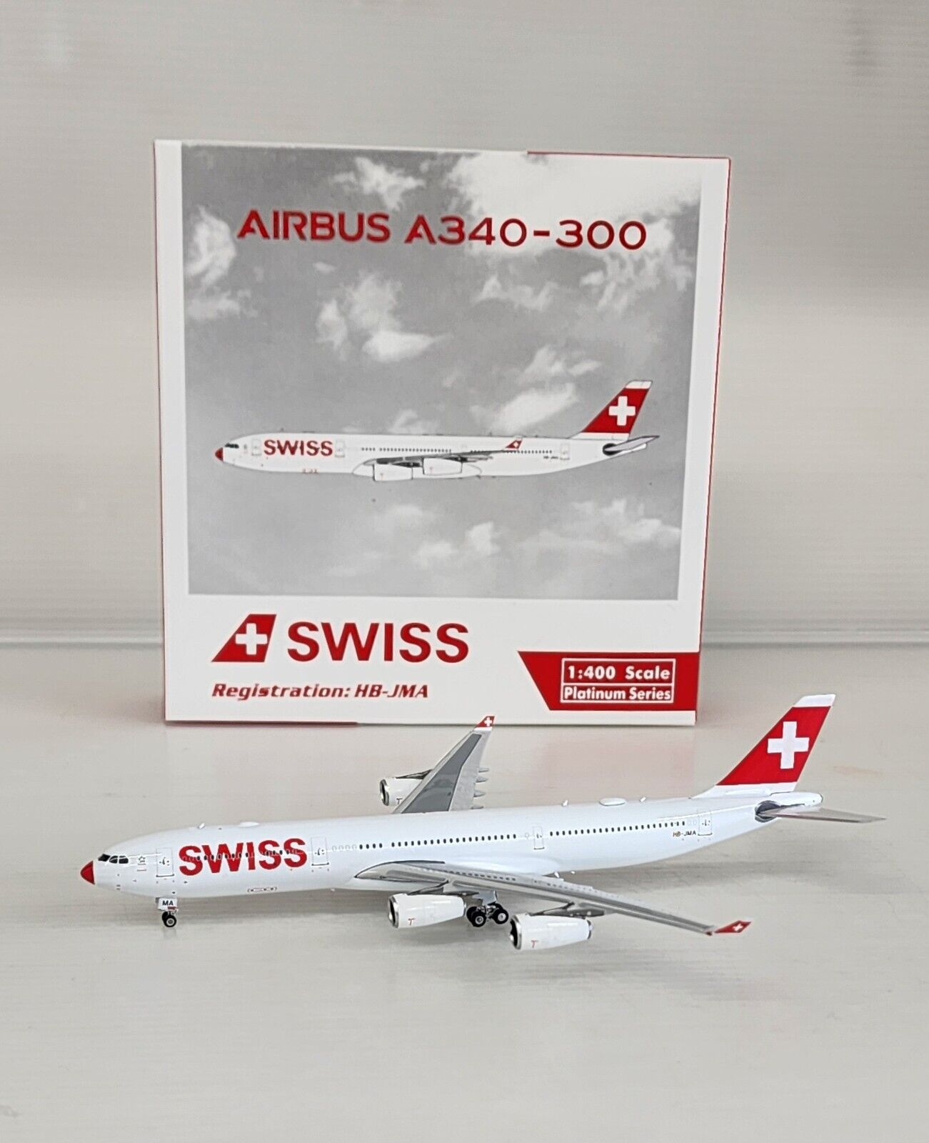 スイスインターナショナルエアラインズ　ダイキャストモデル　1/400　A340 スイスインターナショナルエアラインズ ダイキャストモデル 1