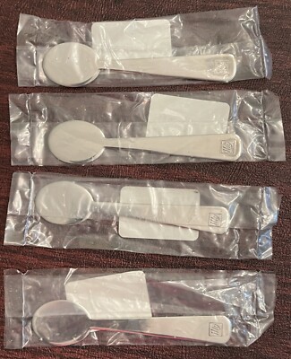 Illy Logo Demitasse Stirrers ~ Set of 4 ~ espresso/coffee ~ NEW in Sealed Bags