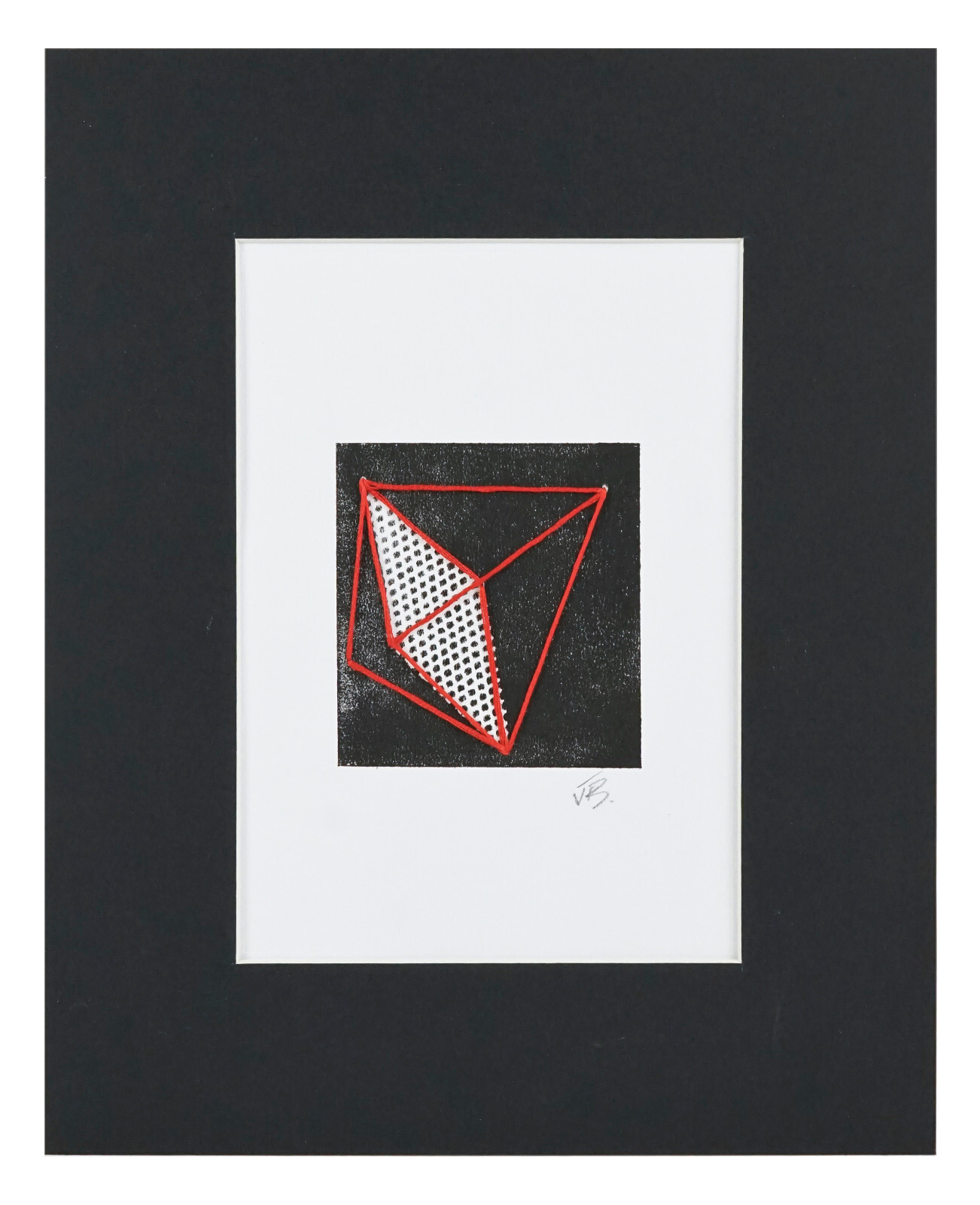 肉筆　mixed media　【抽象画】 Mixed Media Mosaic Wall Art: Vintage Silver Spoon, Abstract