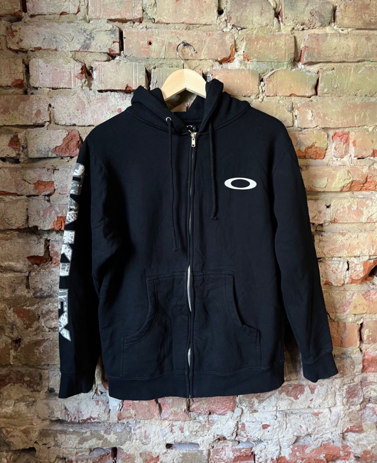 90-00’s Oakley logo zip up Parker Oakley Vintage Zip Up Hoodie Black 90s Men's size S | eBay