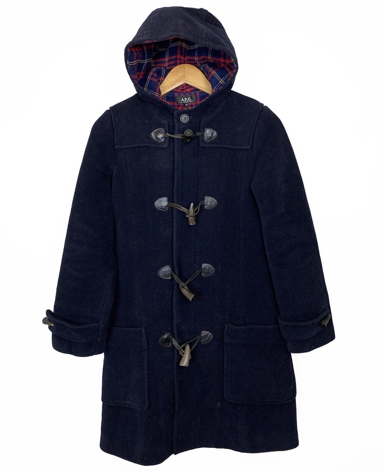 美品 A.P.C. chester coat XS black wool WOOL CHESTERFIELD COAT – Kamakura Shirts Global Online Store