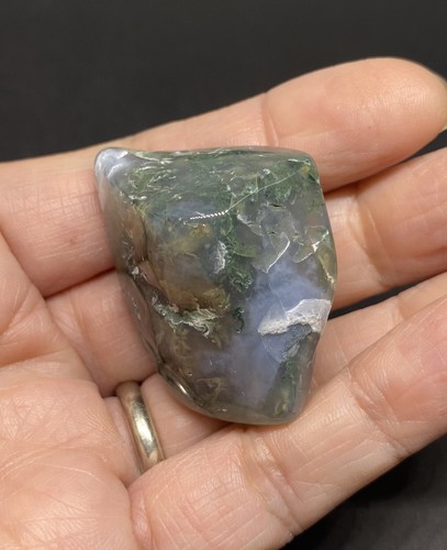 Moss Agate Genuine Polished Stone 31.7g Crystal Healing