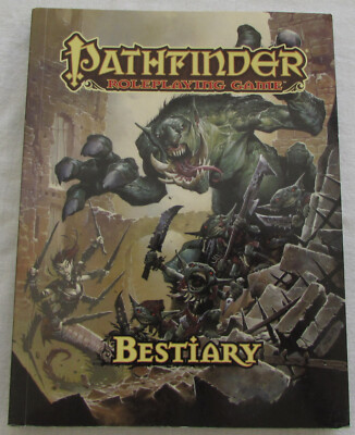 Pathfinder 1E Monster Bestiary Softcover Fantasy Roleplaying Game Paizo D&D 3.5