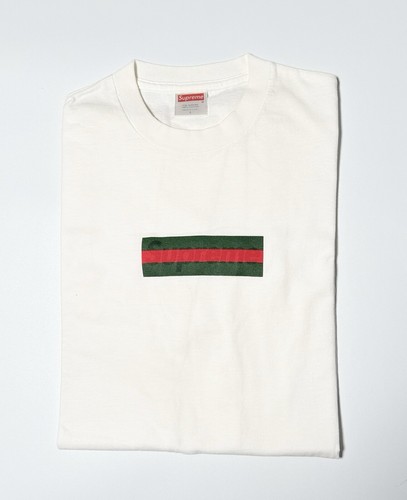 名作 SUPREME Box Logo Tee GUCCI 2000 Supreme × Vintage supreme 2000 gucci box logo tee. | Grailed