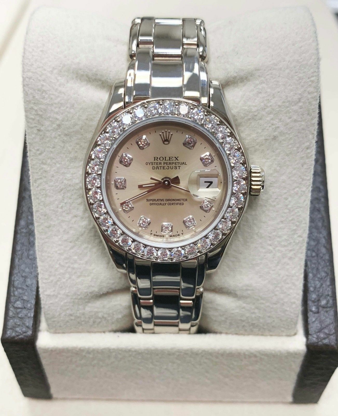☆ レザー バングル leather 9miles snake Buy Pre-Owned Rolex Pearlmaster 69299 Watches