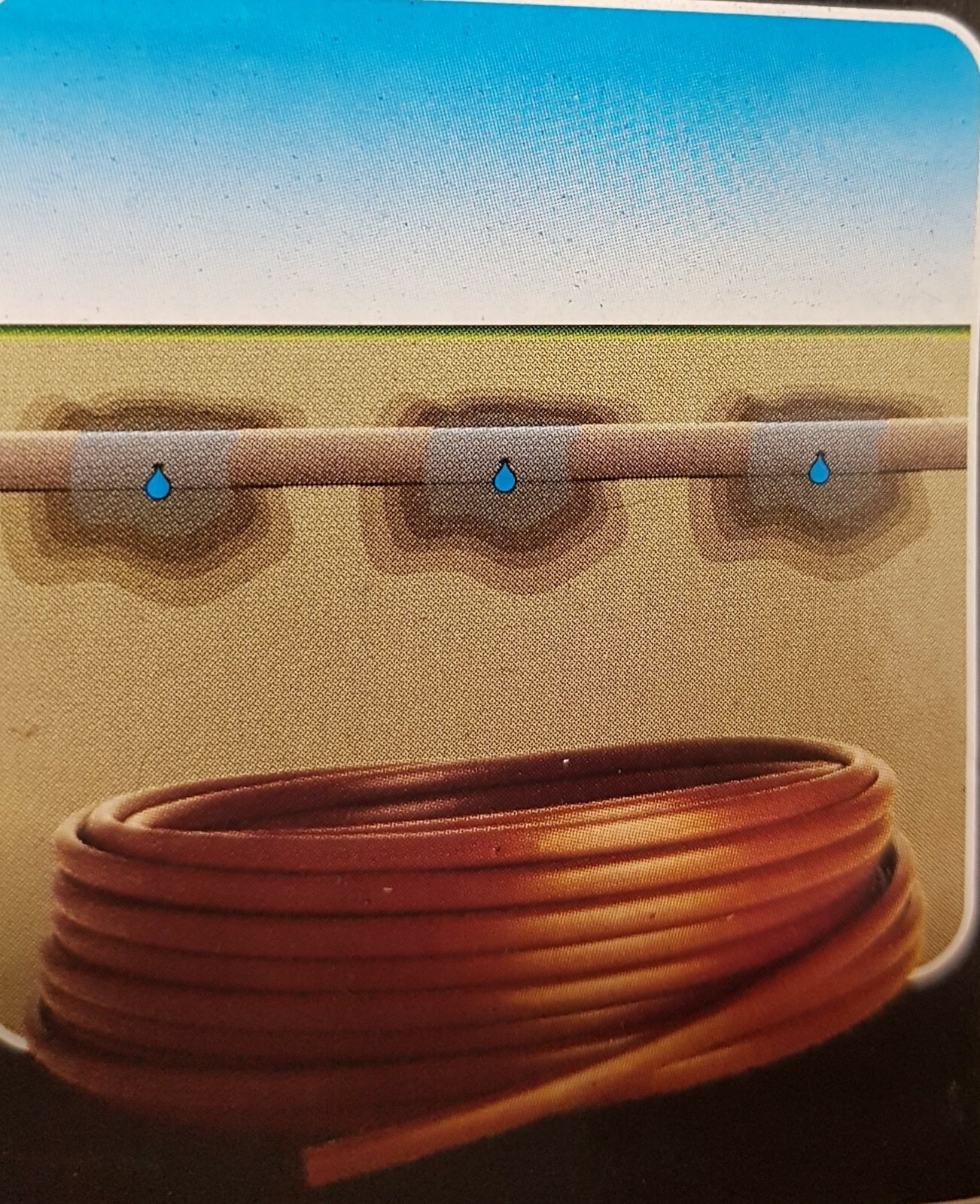 SubSurface Drip Irrigation Line 13mm x 50m 3L/H Pressure Compensating