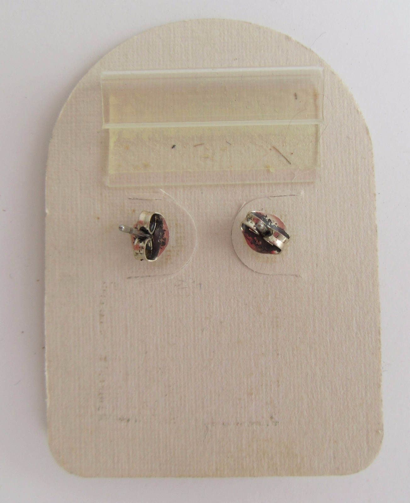 Basic Elements 925 Sterling Silver Whale Tail Earrings Pierced Post NWT