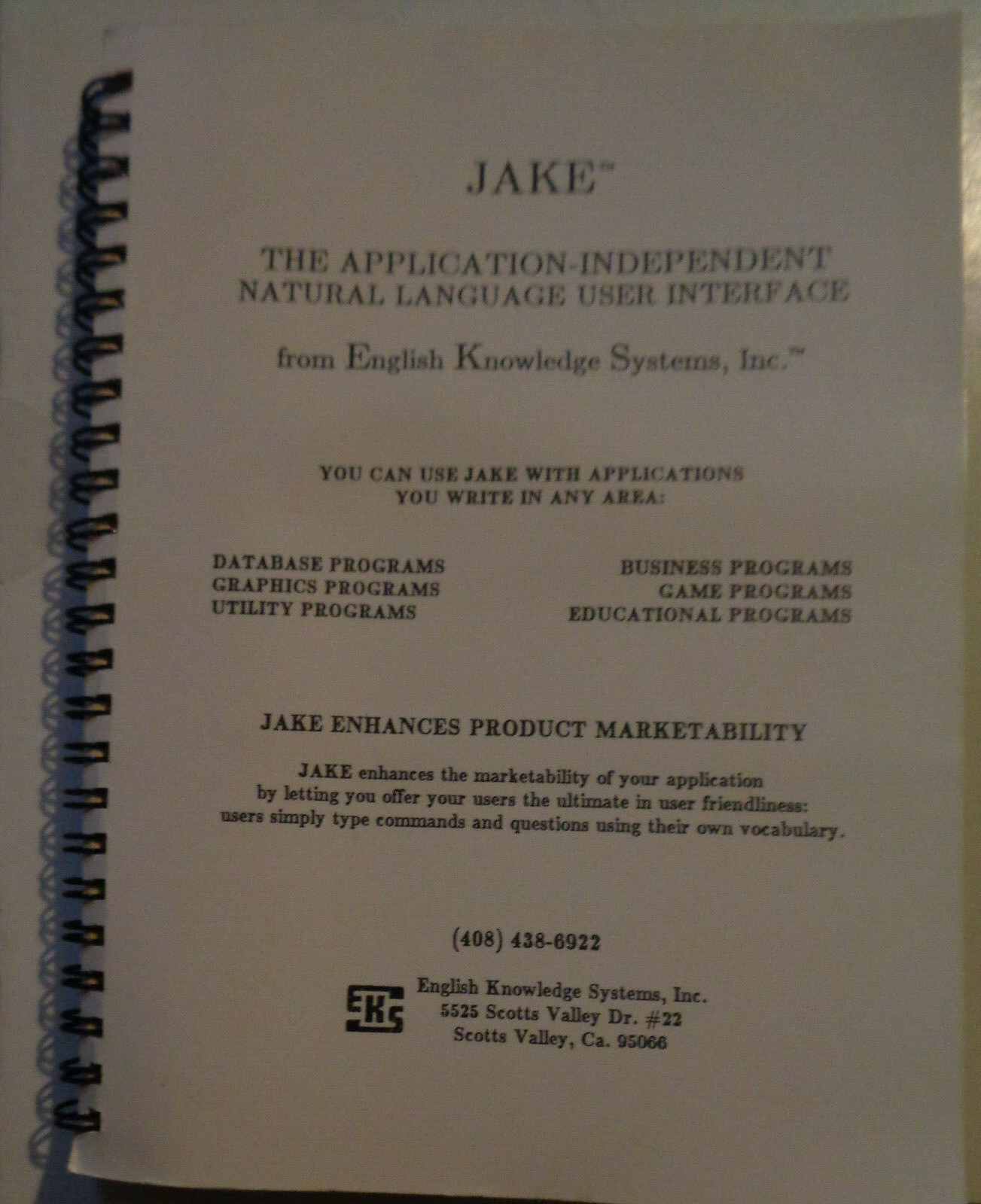 JAKE - The Application-independent Natural Lang...