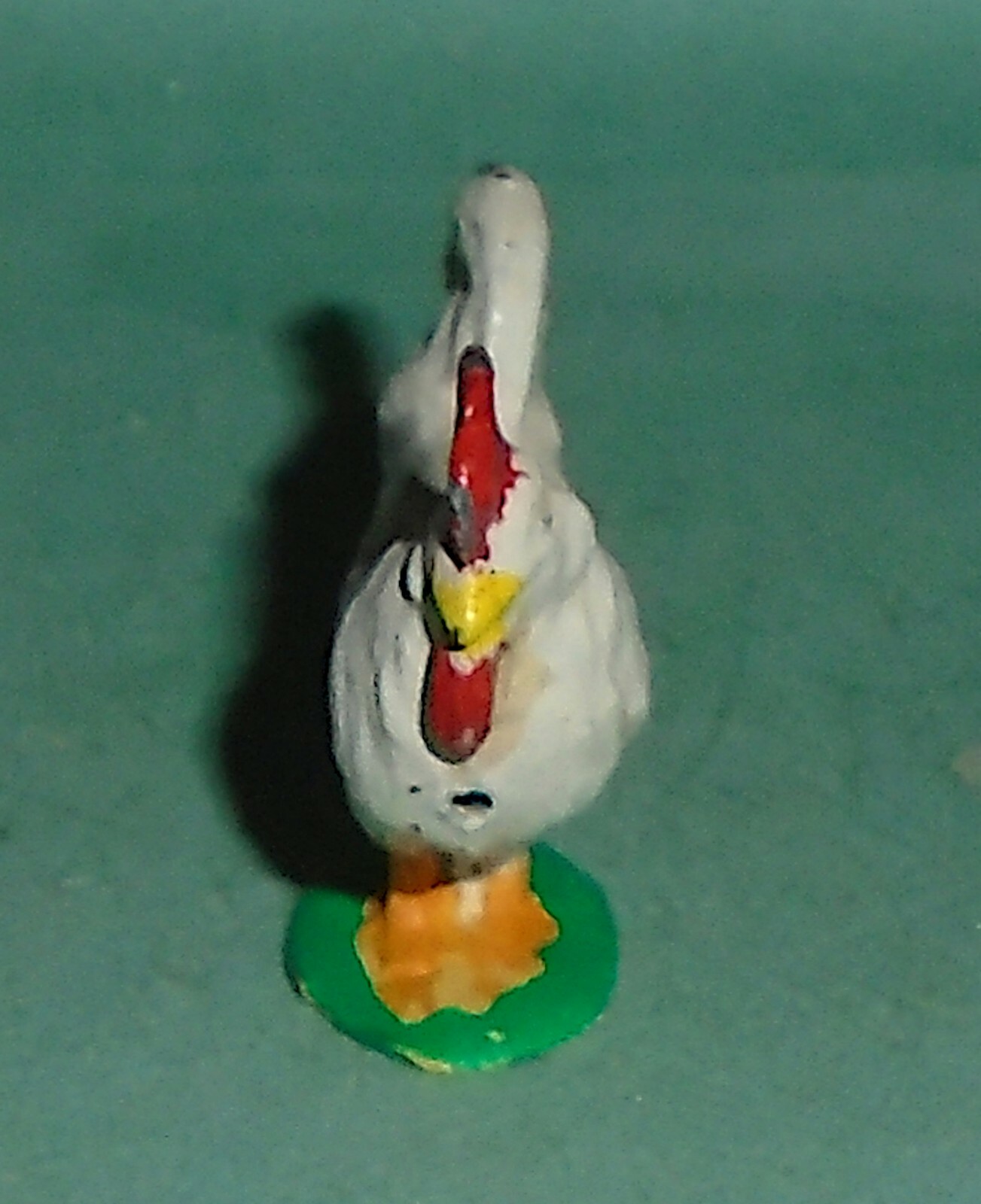 Vintage Lead Johillco (John Hill & Co) "Cockerel, White" NEAR MINT Free Ship
