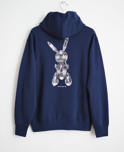 【新品未使用】rabbit Men's Pullover Hoodie Psycho Bunny Men's Purple Impression Apple Valley Pullover