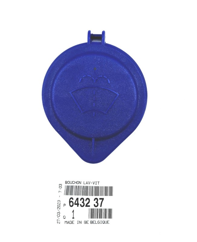 Original Peugeot Verschlusskappe ScheibenwaschbehÃ¤Lter Blau C5 Iii, 407 - 643237