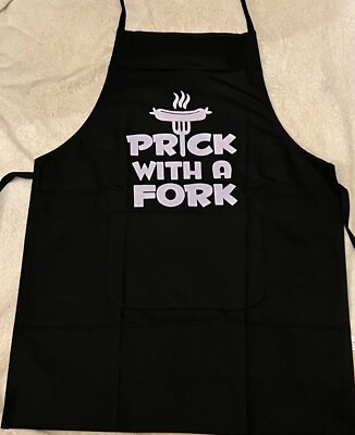 BBQ Apron Grilling Novelty Funny Kitchen Chef Cooking Men Women Pockets