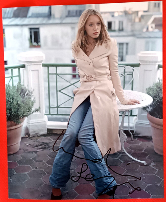 Autographe Original Sur Photo 25x20 Actrice Ludivine Sagnier + Coa