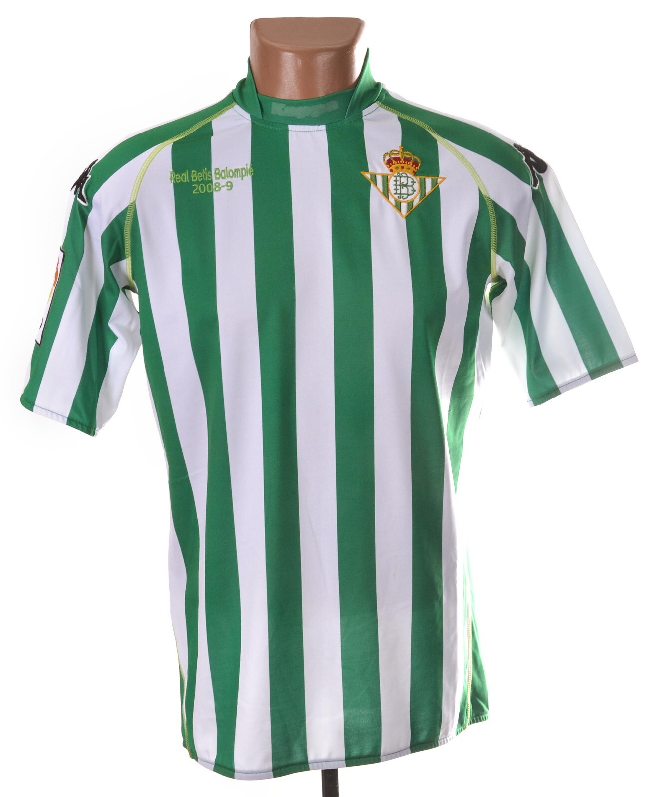 ２００８シーズン　ベティス　ユニフォーム REAL BETIS SPAIN 2008/2009 HOME FOOTBALL SHIRT KAPPA SIZE M