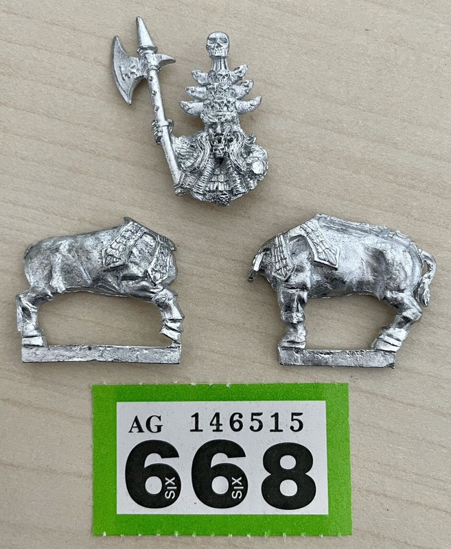 Warhammer Chaos Dwarf Bull Centaur Metal Oop 1993 New Dwarves Gw Old World