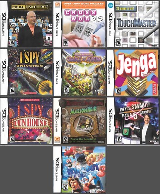 Nintendo DS Lot of 10 Games in Original Boxes