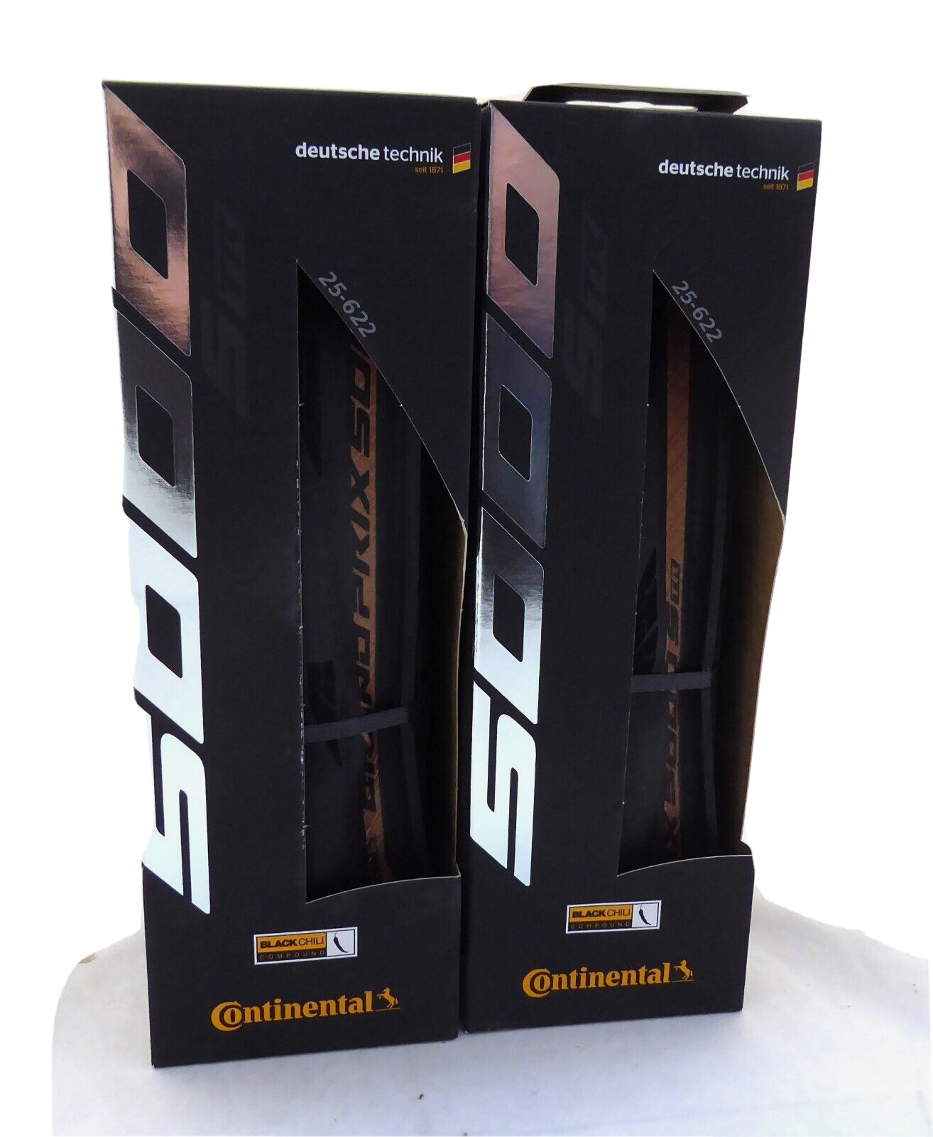 Continental Grand Prix 5000 S TR Tubeless 700x25 Pair, Black