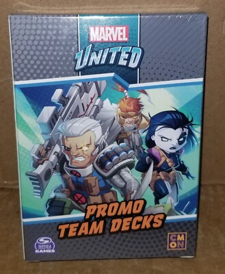 Marvel United PROMO TEAM DECKS Expansion Kickstarter Exclusive (CMoN 2024) New