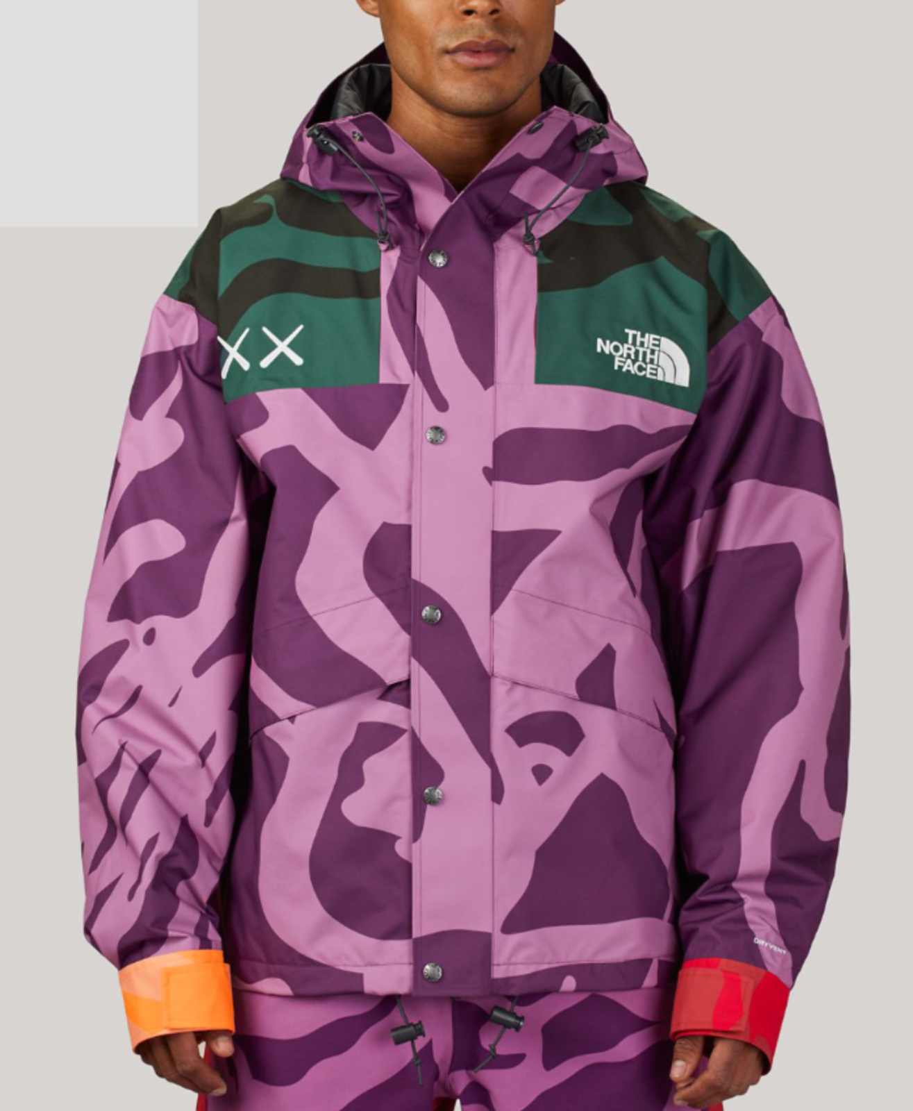 2022 NWOT MENS THE NORTH FACE x KAWS 1986 RETRO MOUNTAIN JACKET S ...