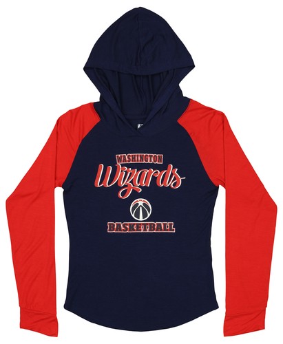 Цветной топ с капюшоном Outerstuff NBA для девочек (4–16 лет) Washington Wizards Team