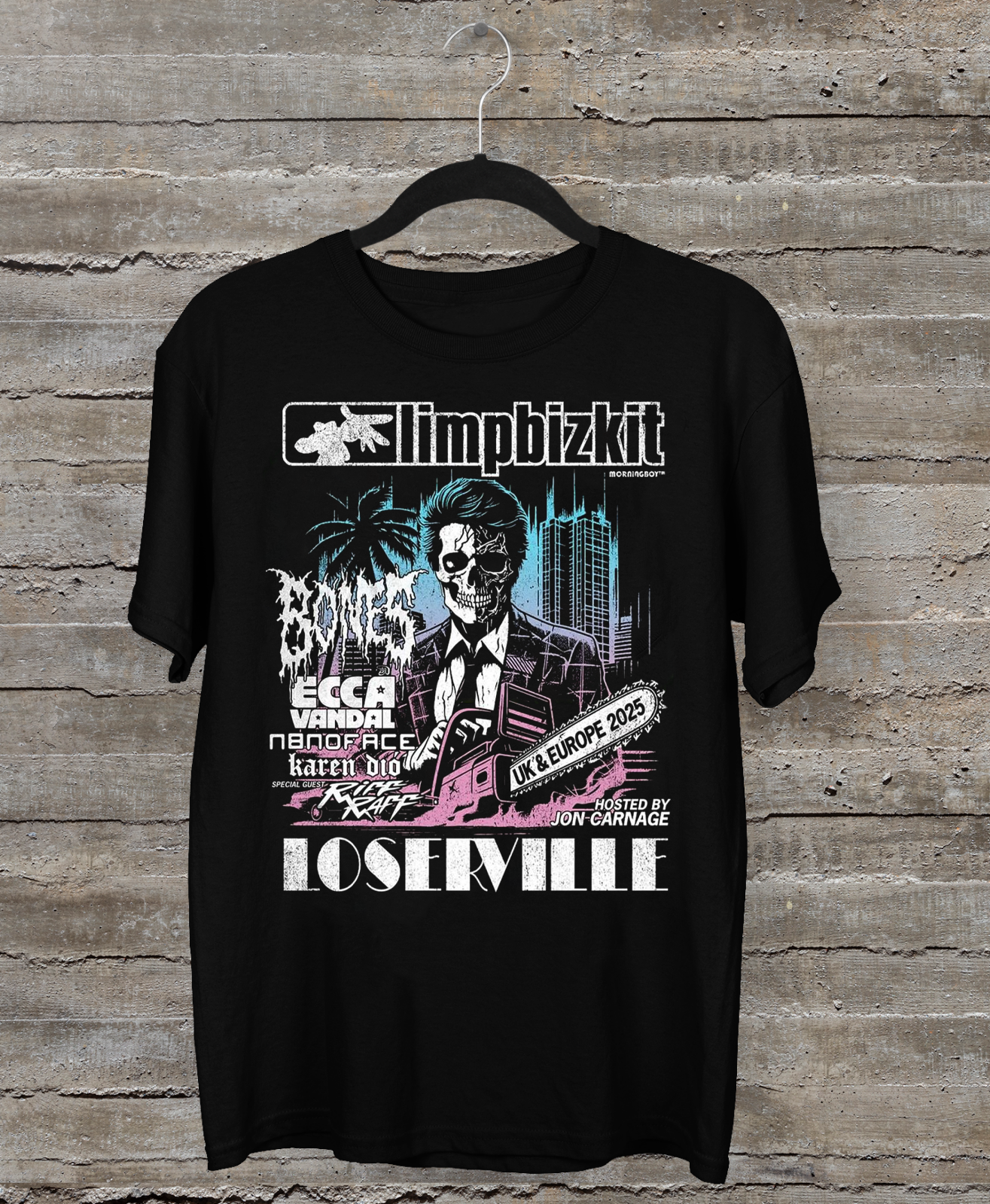 Limp Bizkit ブラック Tシャツ 00 LIMP BIZKIT CUT OFF BLACK SHIRT – Parallel