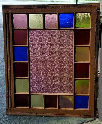 Pre 1900 Queen Anne Stained Glass Windows Frame Vatican