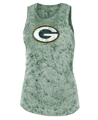 Женская майка для стирки с красителем Green Bay Packers Tie Dye Wash
