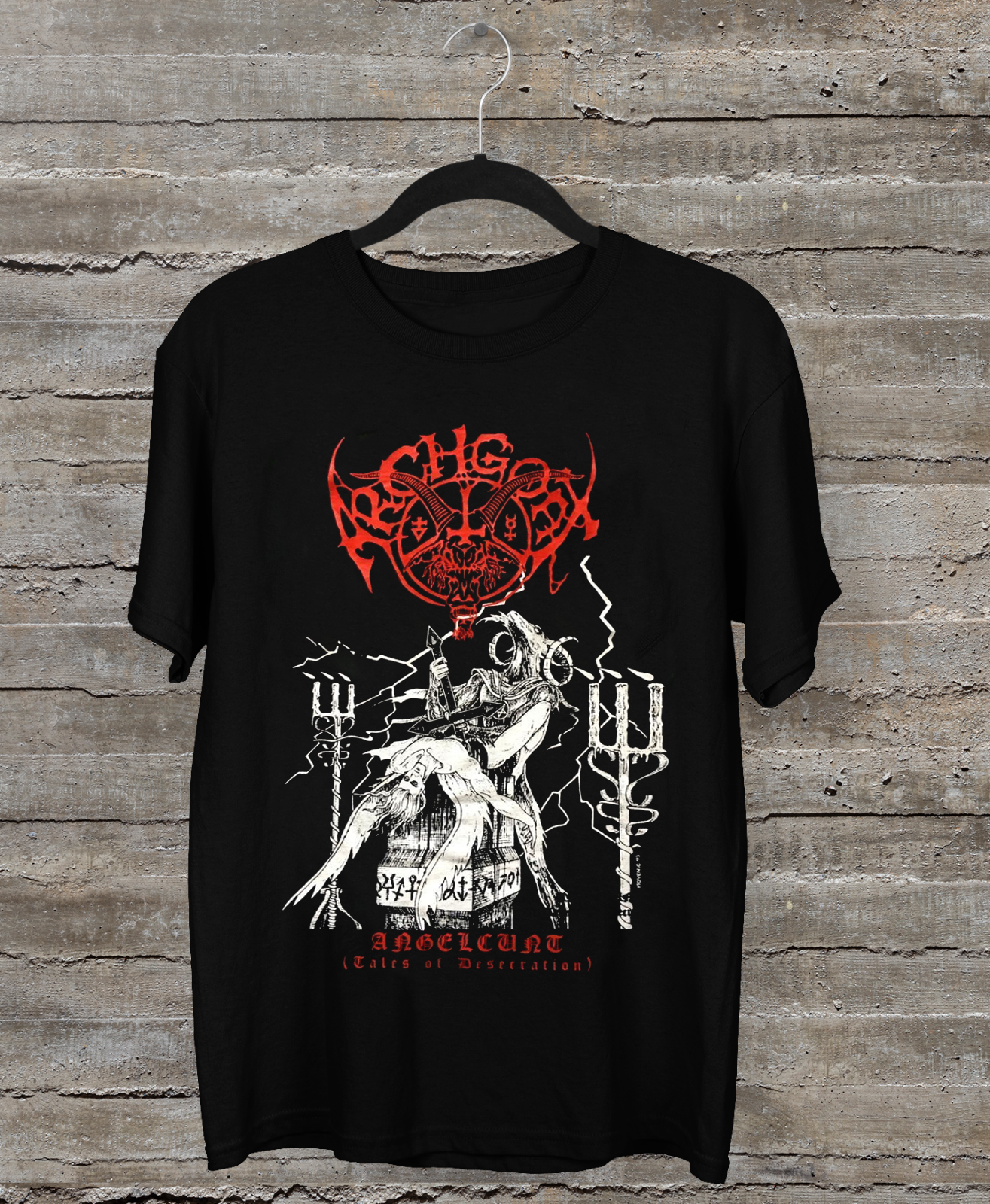 ARCHGOAT Band Angelcunt Tales Of Desecration Black All Size