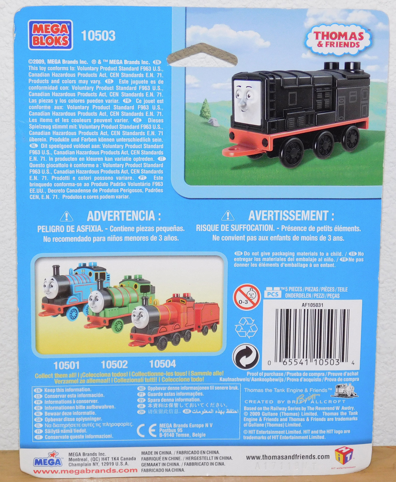 New Mega Bloks Thomas Train & Friends DIESEL Engine 5 pcs #10503