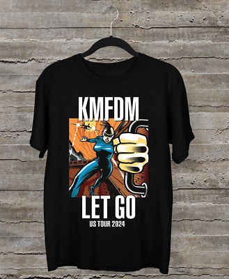 NEW KMFDM - Let Go Tour 2024 Black All Size Shirt