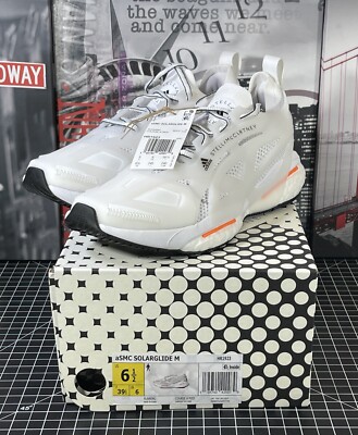 Adidas by Stella McCartney Solarglide White Shoes HR1923 MNS  6.5 / WMNS 7.5 NEW