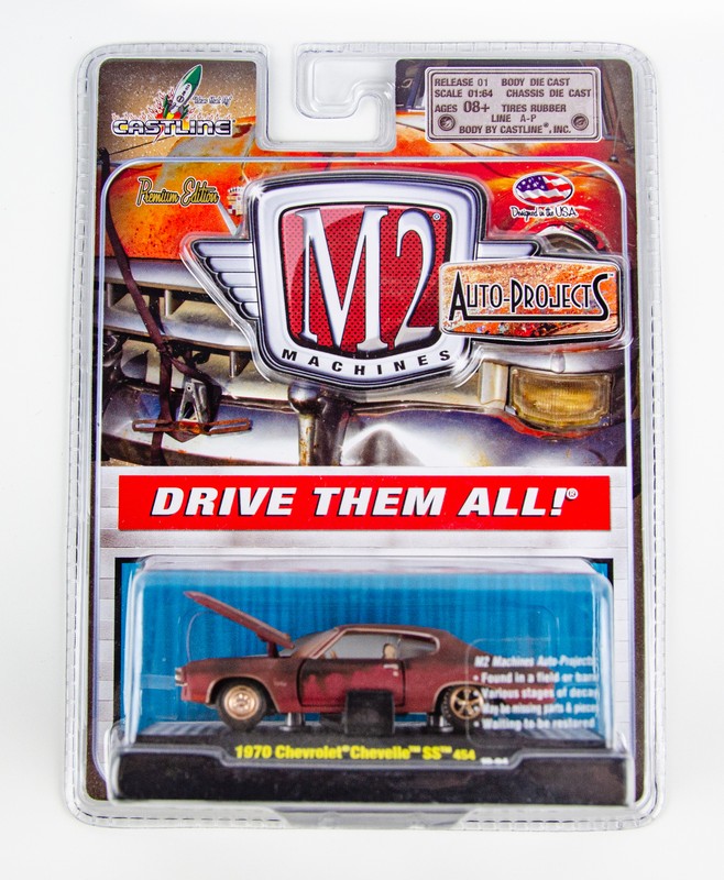 M2 Machines 1/64 Auto Projects 1970 Chevrolet Chevelle Diecast Car