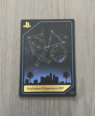 PlayStation Experience PSX 2017 - Card 076 - PlayStation E3 Experience 2017 RARE
