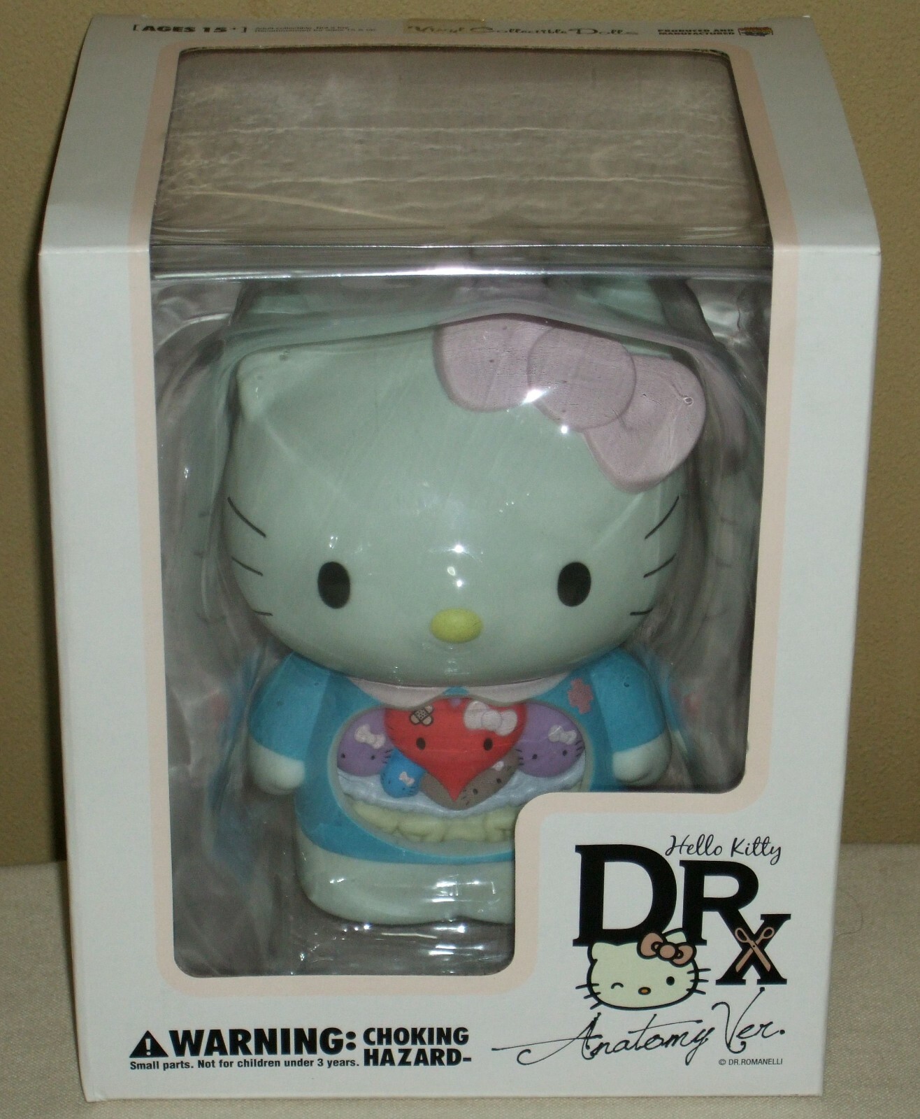 G775 VCD DR.ROMANELLI HELLO KITTY(ハローキティ Hello Kitty Dr Romanelli Blue Anatomy Figure Dolls Medicom