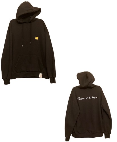 【GRAVER】25SS★ OF-STARCAT Sweatshirt Graver of Anaheim Black Unisex Drawing Dot Smiley Face