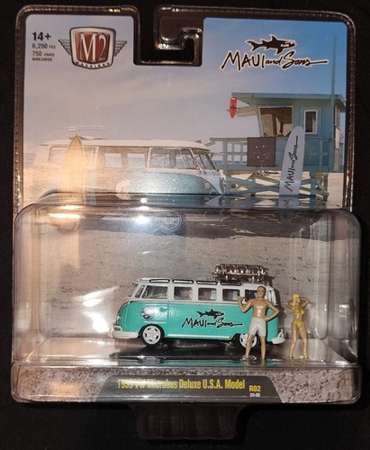 m2マシーン 1/24 1960 VW マイクロバス デラックス USAモデル M2 Machines 1960 VW Microbus Deluxe R105 1:24 Chase Car - 1