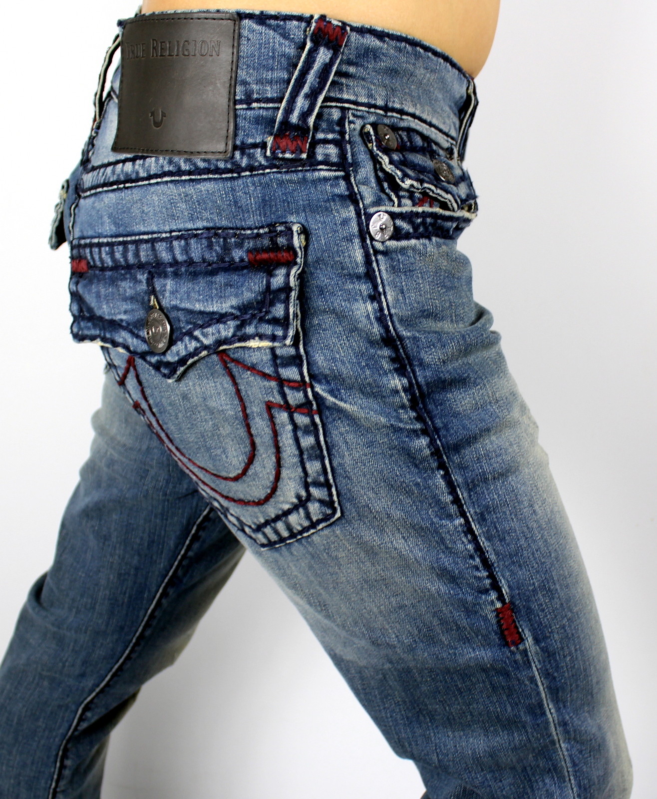 Straight Flap Ropestitch Jeans 