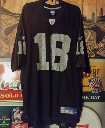 Oakland Raiders Randy Moss NFL On Field Reebok Men's